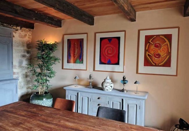 Eetkamer in de gite